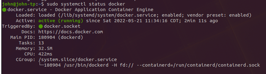 Docker Status